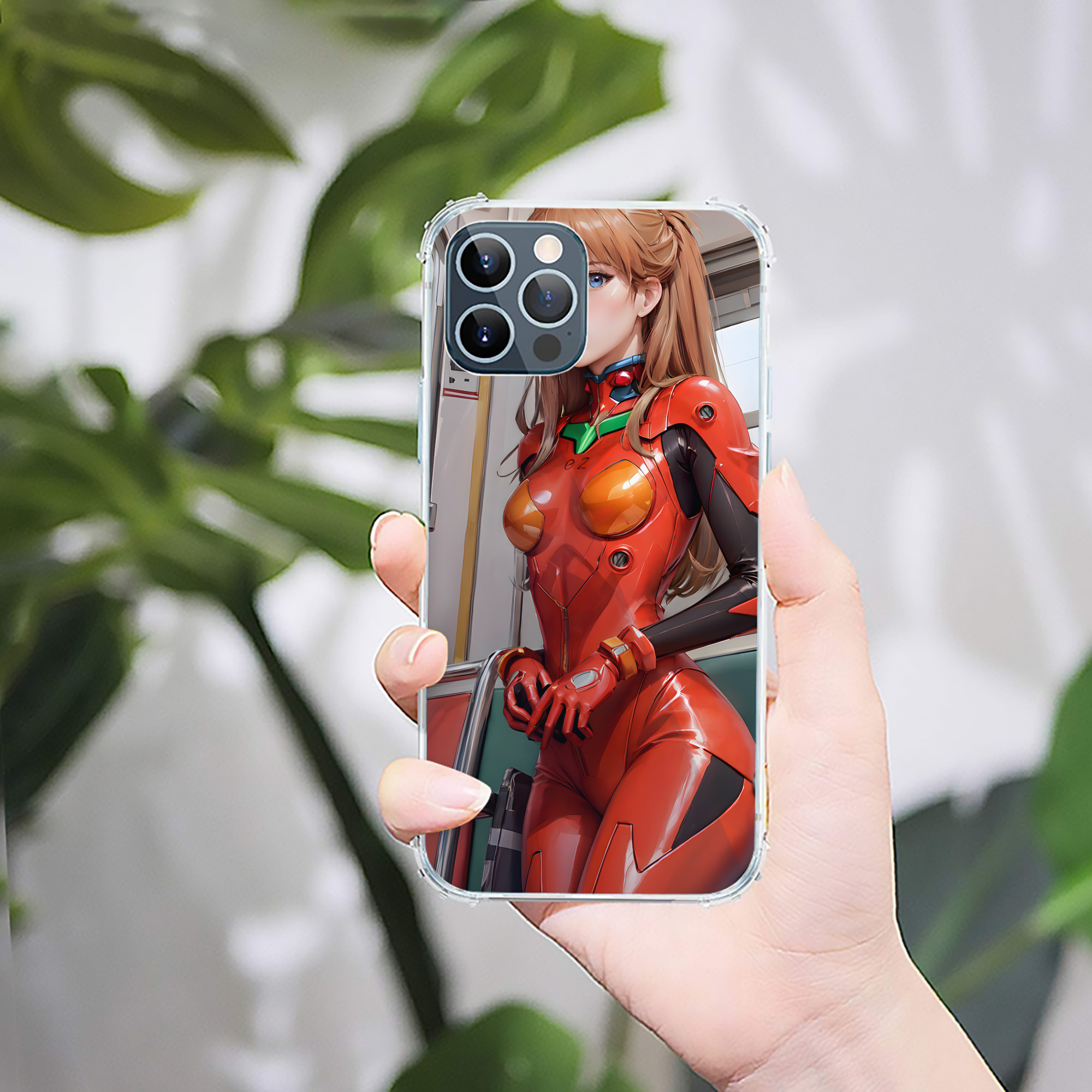 （画像用） EVA 新世紀エヴァンゲリオン 【iPhone 12シリーズ対応】透明スマホケース（クリアソフトケース）